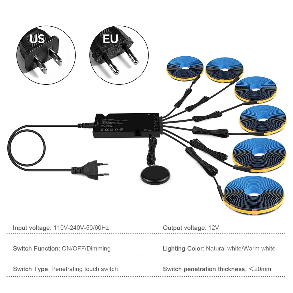 Moderne LED-Akustikpaneel mit Touch-Senso