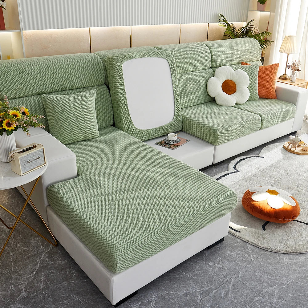 Eleganter Jacquard-Sofaüberzug