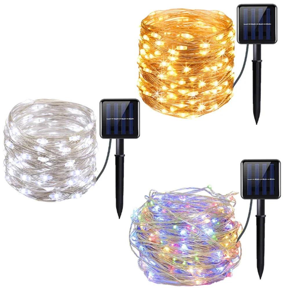 Hochwertige LED Solar Lichterkette