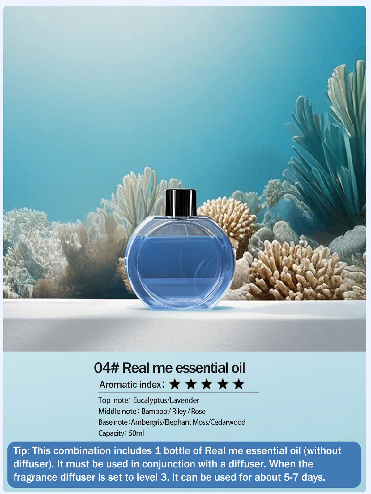 Ultraschall-Aroma-Diffuser mit wiederaufladbarem Akku