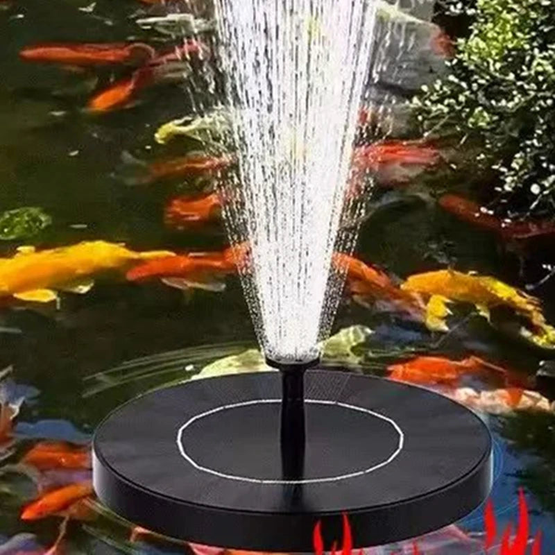 Stilvolle Solar-Springbrunnen