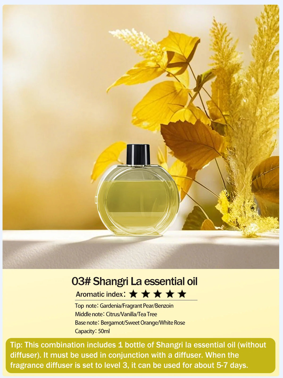 Ultraschall-Aroma-Diffuser mit wiederaufladbarem Akku