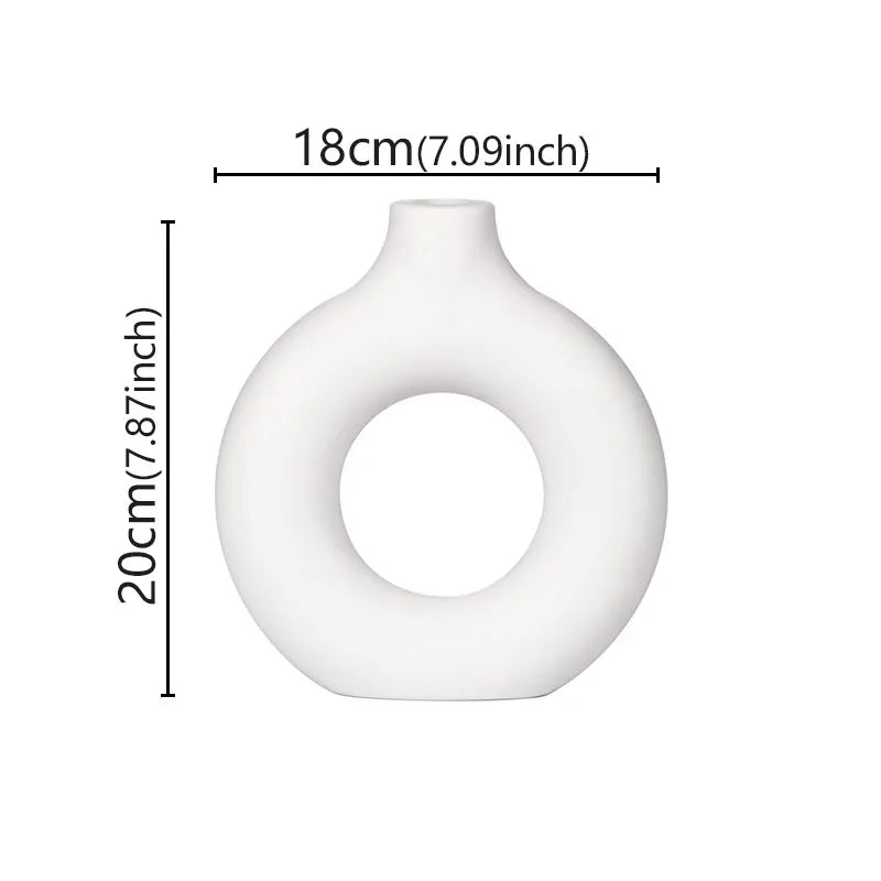 Moderne Donut-Vase