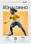 Modernes Fußball-Poster