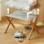 Moderner Holzhocker