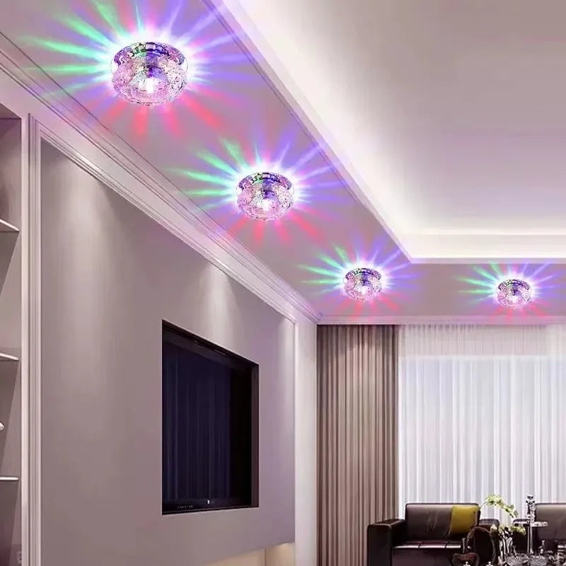 Farbfrohe LED-Deckenleuchte