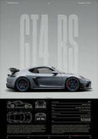 Stilvolles GT3 RS-Poster