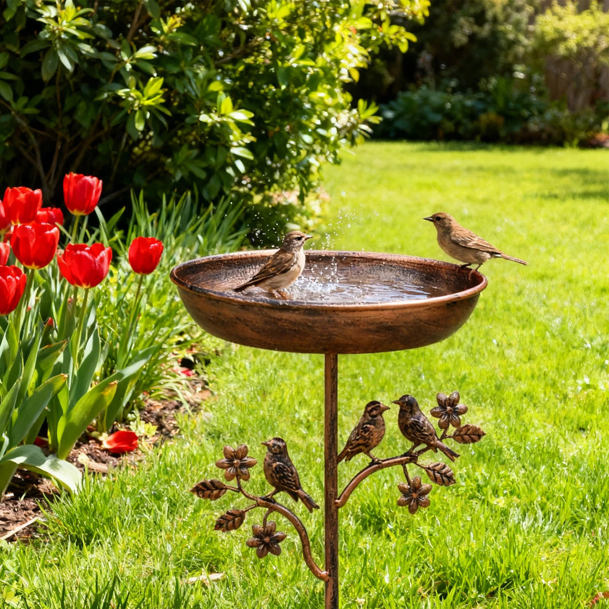 Elegante Vogeltränke