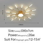 Elegante LED-Deckenleuchte