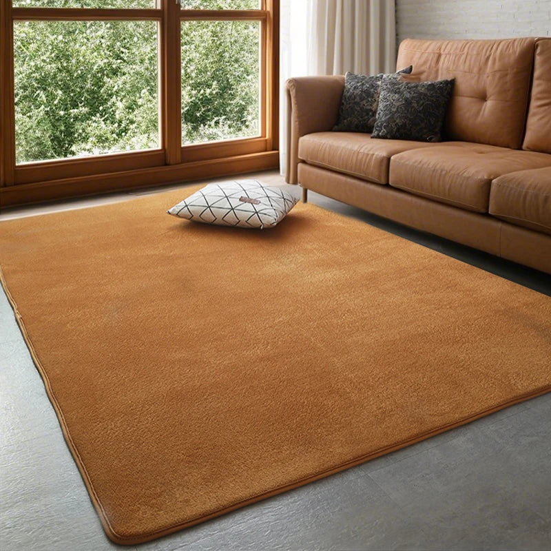 VIKAMA Modern Coral Velvet Teppich
