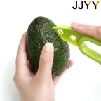 JJYY 3-in-1 Avocado-Werkzeug aus hochwertigem Kunststoff