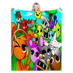 Sprunki Incredibox – Soft, fluffy plush blanket