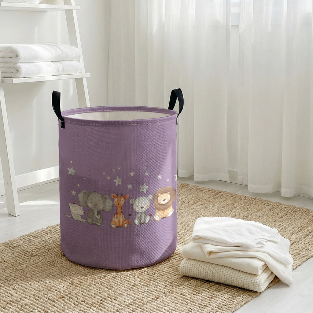 Hochwertige Wäschekorb mit tierischem Design