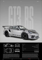 Stilvolles GT3 RS-Poster