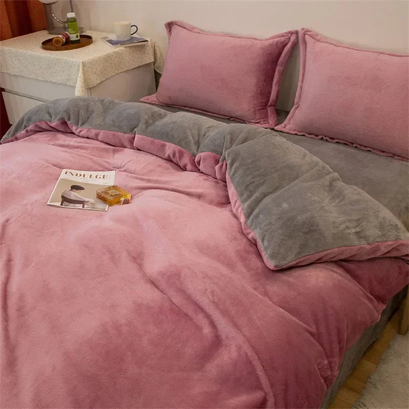 Weiches Flanell-Bettwäsche-Set