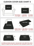 Eleganter Jacquard-Sofaüberzug