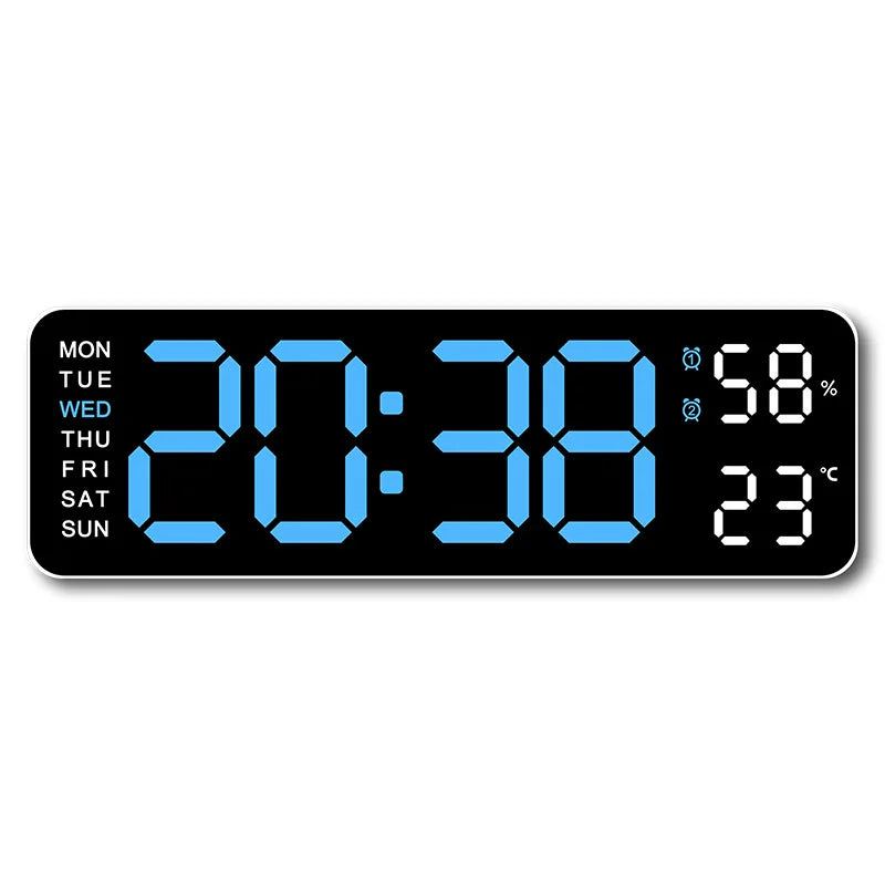 9-Zoll digitale LED-Wanduhr