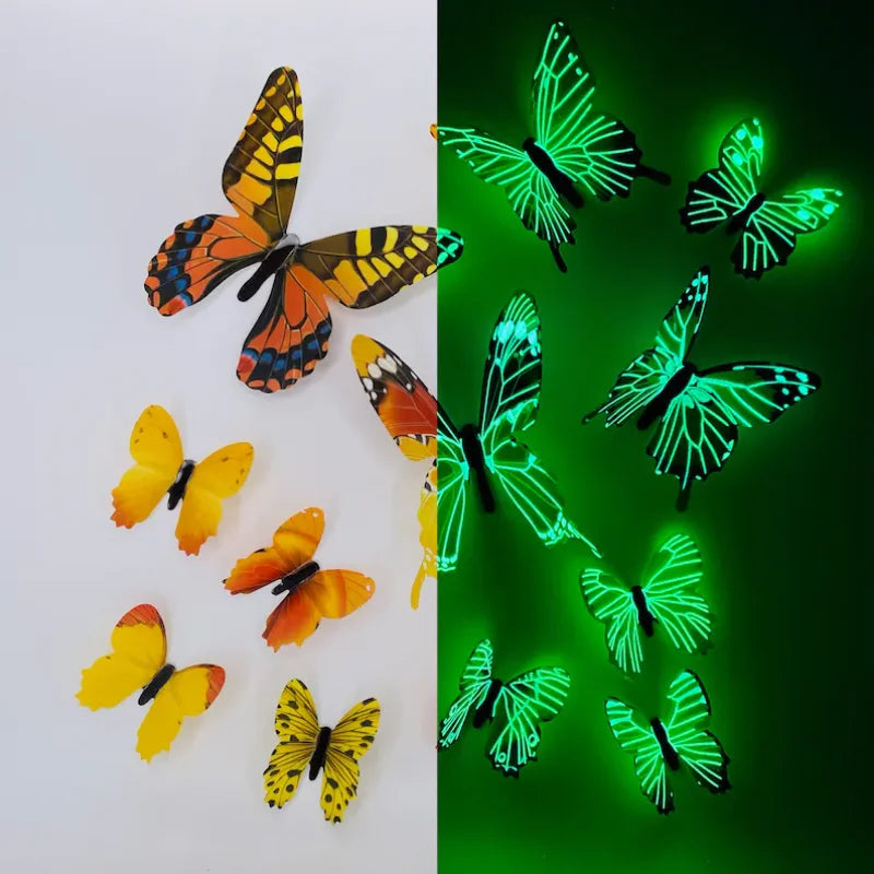 3D Schmetterlinge Wandaufkleber