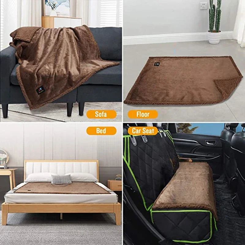 100% wasserdichte Kuscheldecke
