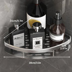 Wandmontiertes Badezimmer-Organizer-Regal