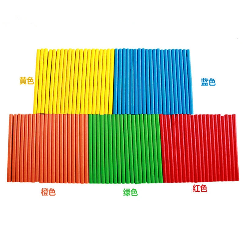 Set aus Bambus-Zählstäbchen