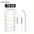 500ml Wellenform-Trinkgläser