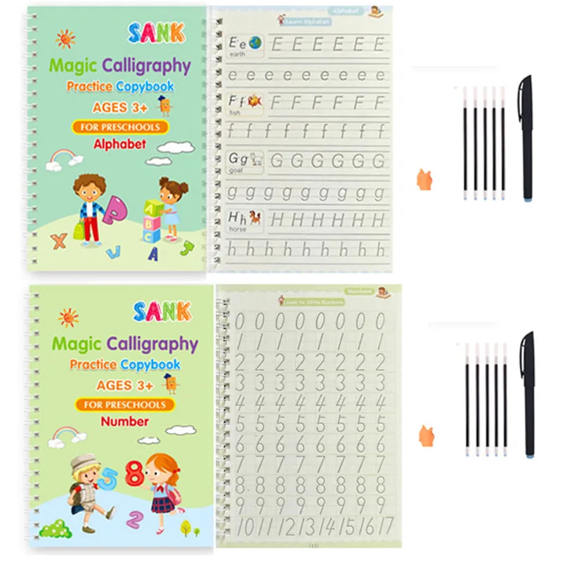 Zauberhaftes Schreibübungs-Copybook