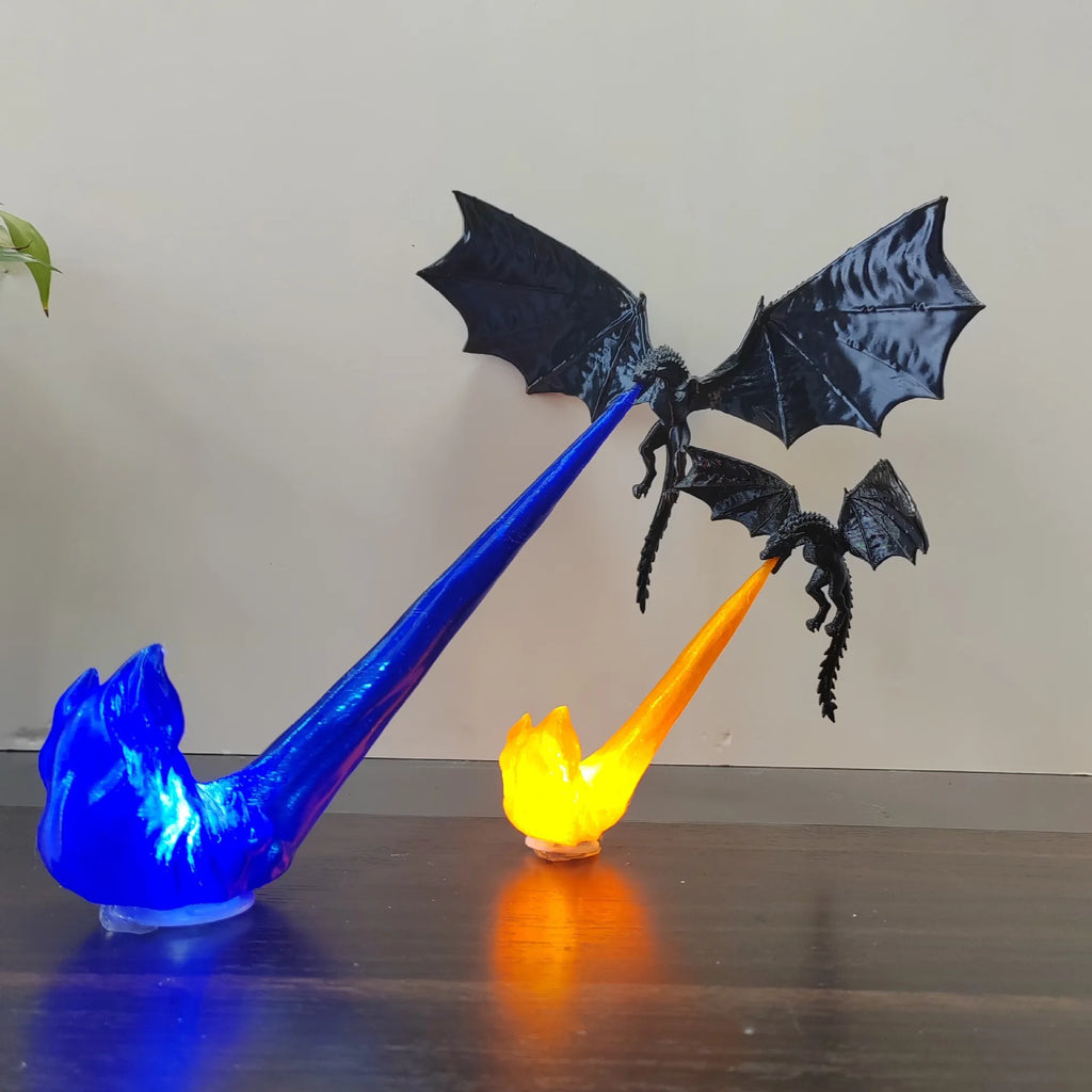 Atemberaubendes 3D-Drachenfiguren-Bücherregal
