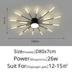 Elegante LED-Deckenleuchte