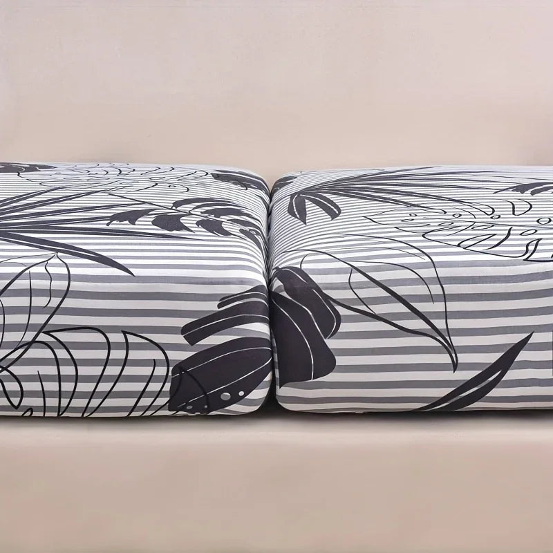 Elastischer Sofabezug mit floralem Design