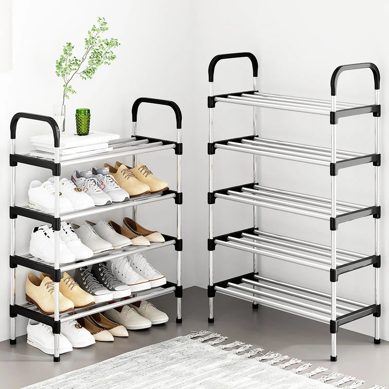 Praktischer Schuhregal mit 3-7 Ebenen