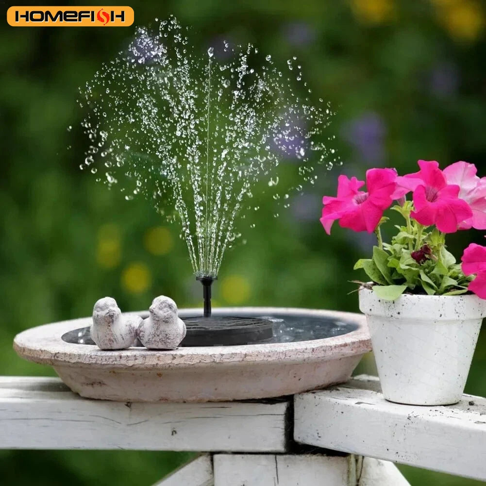 HOMEFISH Mini Solar Wasserbrunnen