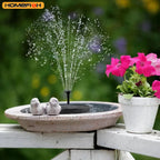 HOMEFISH Mini Solar Wasserbrunnen