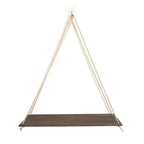 Elegante Hängeregale aus Holz