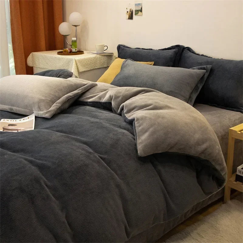 Weiches Flanell-Bettwäsche-Set
