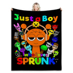 Sprunki Incredibox – Soft, fluffy plush blanket
