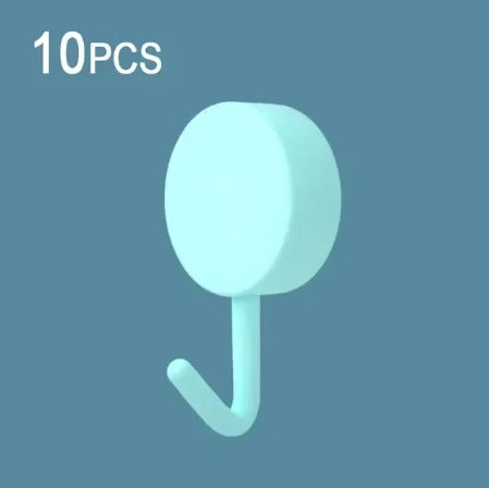 10er-Set selbstklebender Wandhaken