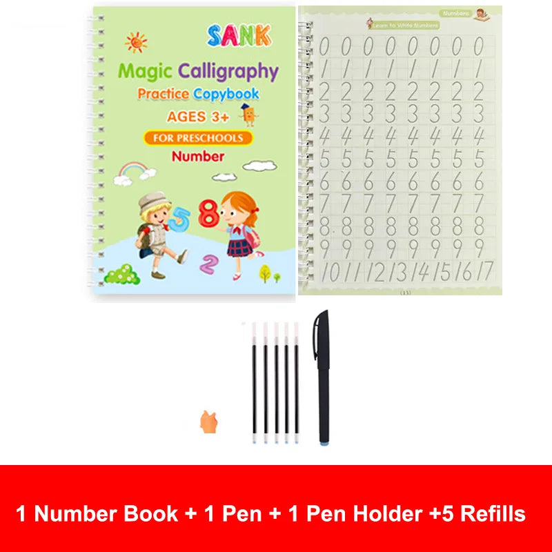 Zauberhaftes Schreibübungs-Copybook