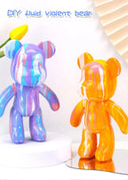 Handgefertigte DIY-Bärenskulptur