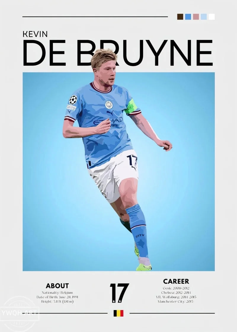 Modernes Fußball-Poster
