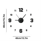 Moderne 3D Wanduhr