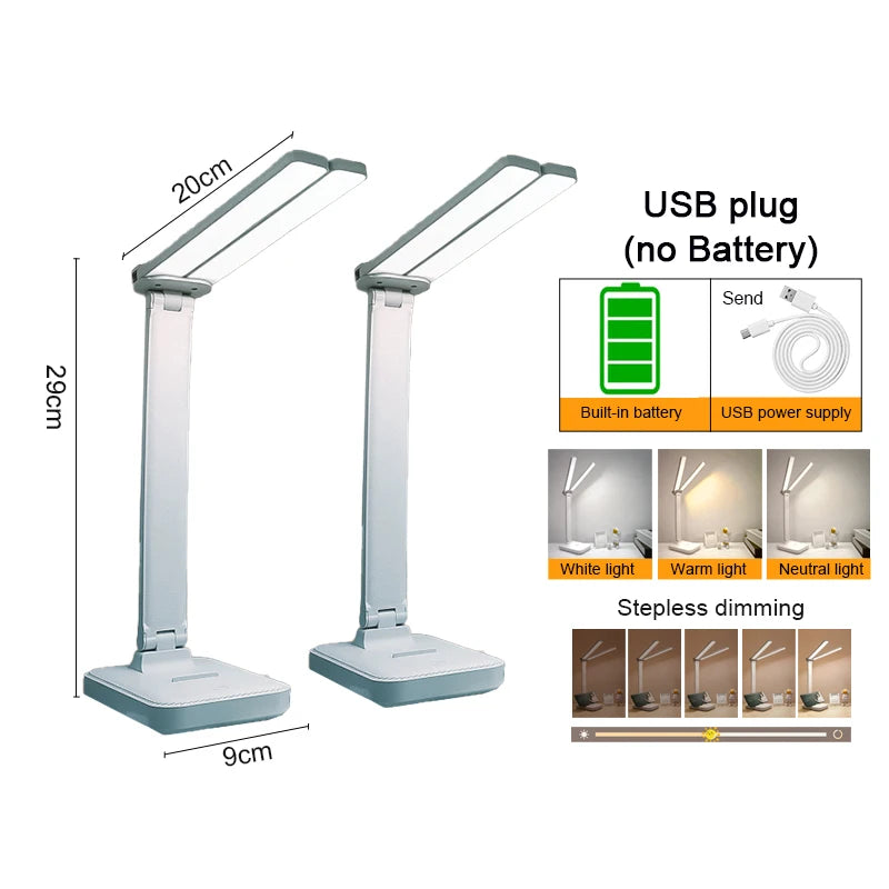 Moderne USB-Schreibtischlampe