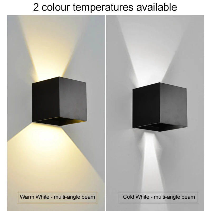 Moderne LED-Wandleuchte
