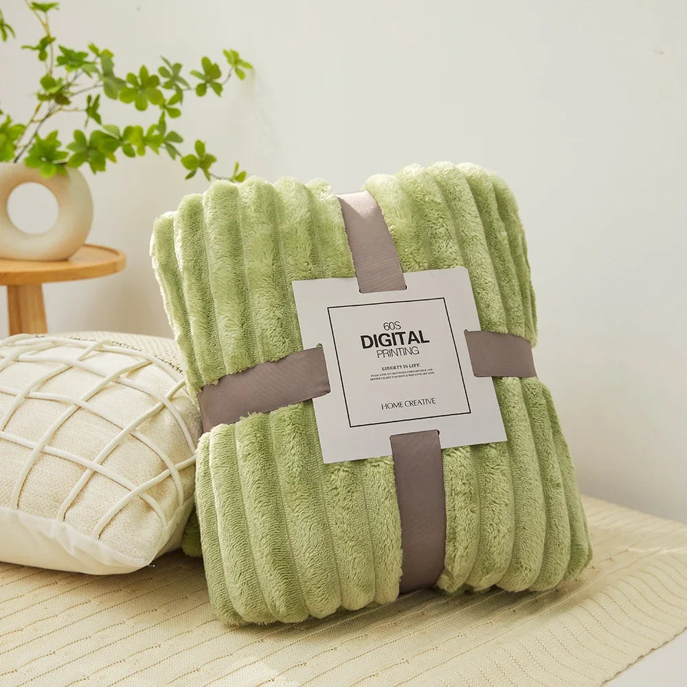 Luxuriöse Flauschige Korallen-Samt-Decke