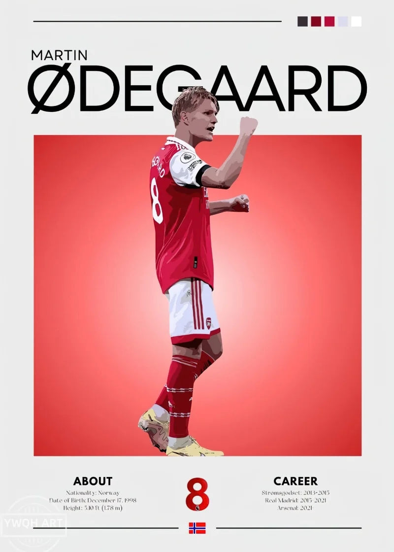 Modernes Fußball-Poster