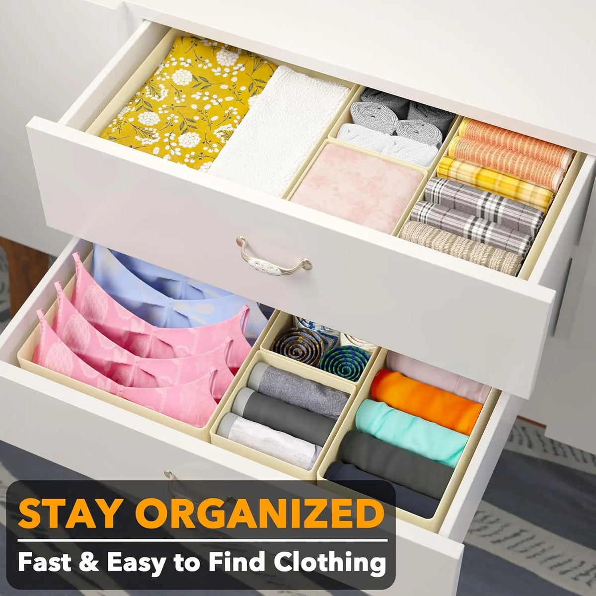 3er-Set Schubladenorganizer