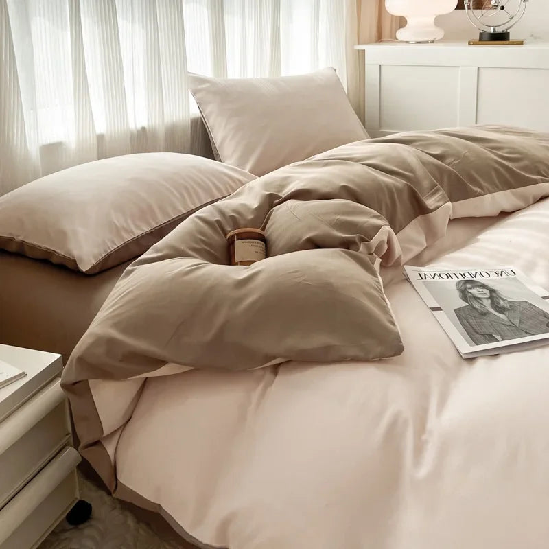 Parure de lit luxueuse 4 pièces