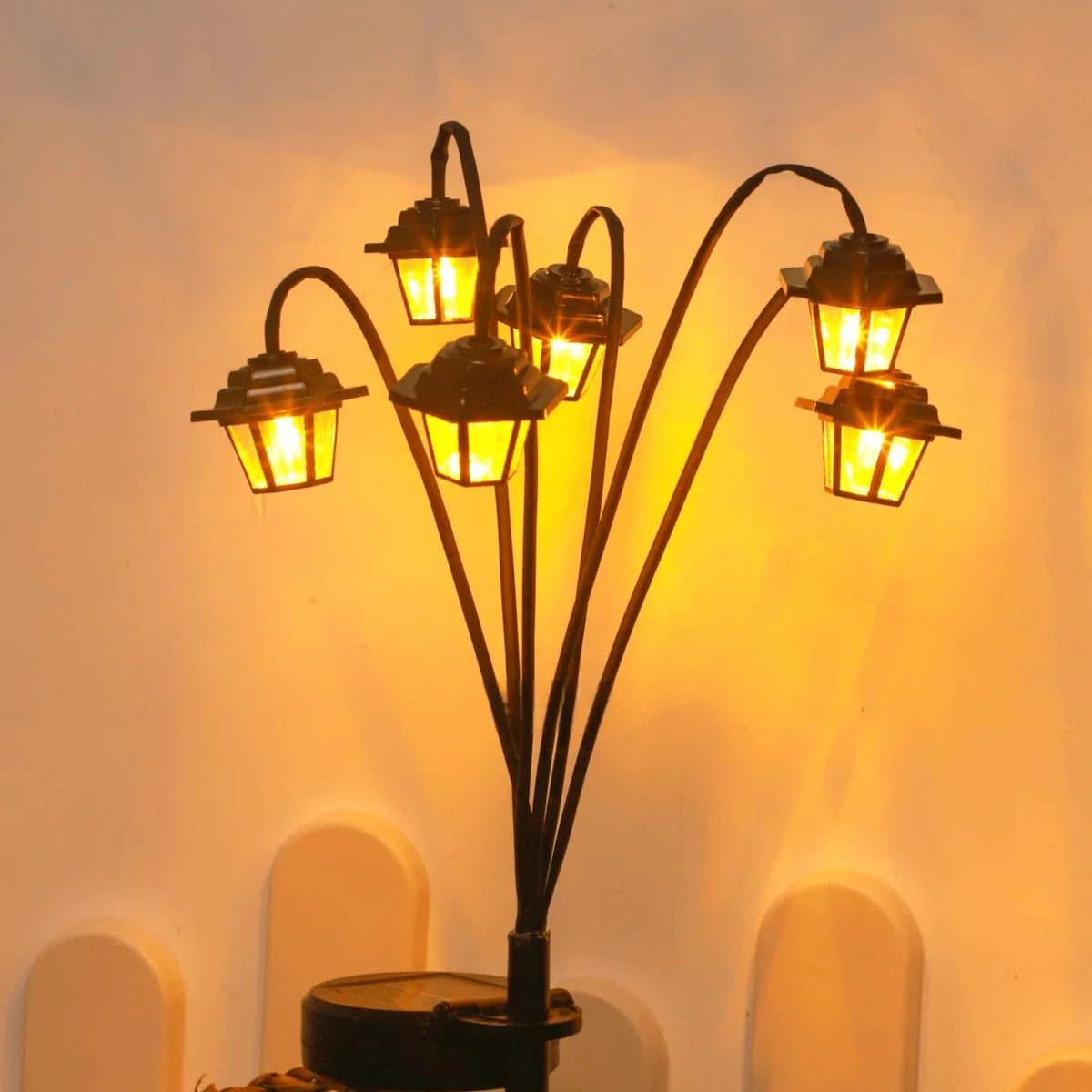 Solar Lantern im Retro-Vintage-Stil