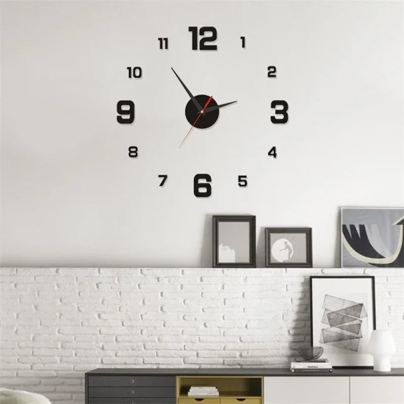 Moderne 3D Wanduhr aus Acryl