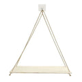 Elegante Hängeregale aus Holz